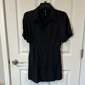 Zara mini shirt dress size small